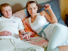 Bitchy brunette Valero Emelyanenko gets pleasure from hardcore sex