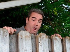 Pretty spicy dolls Reagan Foxx and Bailey Brooke fucked in the garden