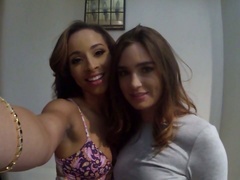 Torrid and voracious nympho with perfect booty gets fucked missionary