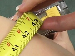 Horny blonde with amazing ass gives guy head on the couch then fucks