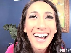 Nothing brings Amia such a pleasure like the cowgirl cock riding