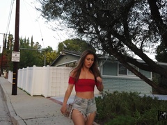 POV video of a big dick guy drilling tight ass of Paige Ownes