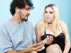 Stunning blonde beauty Christie Stevens is enjoying hard sex