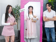 Freaky Fembots featuring Binky Beaz and Aubree Valentines doggystyle video