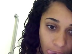 Flawless is the right for this thick webcam model and she loves showering