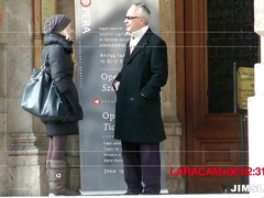 Small tit chic in ecstasy as her bald pussy is drilled hardcore