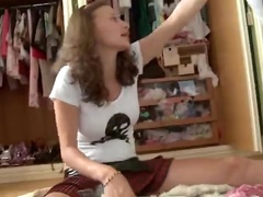 Beautiful teen gives her ass to her BF