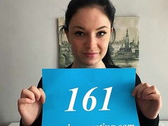 Czech brunette fucks for pleasure