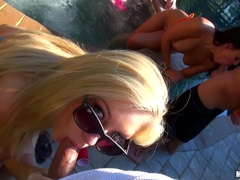 Real Slut Party - Backyard Booty Contest 2 - Big Tits