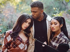 Astonishing angels Jane Wilde and Avery Black love interracial sex